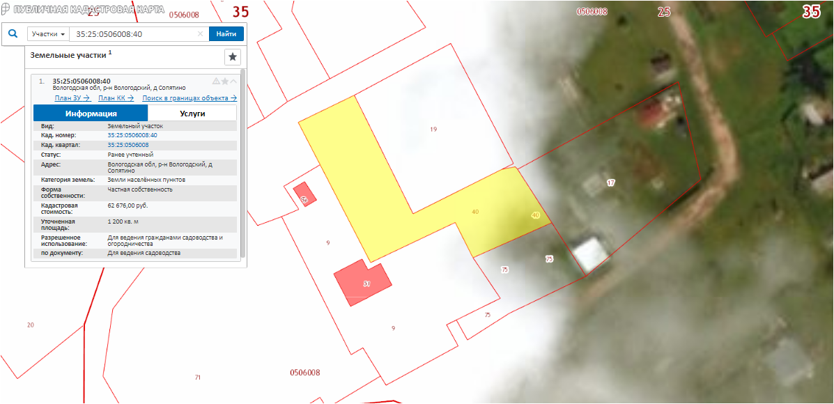 М. Дороги на публичной кадастровой карте. Размер участка для блокированной жилой застройки. 500035. Кадастровая карта.