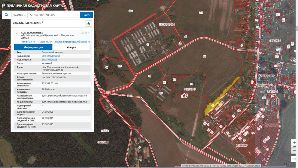 Публичная Кадастровая Карта Селятино Фото Со Спутника