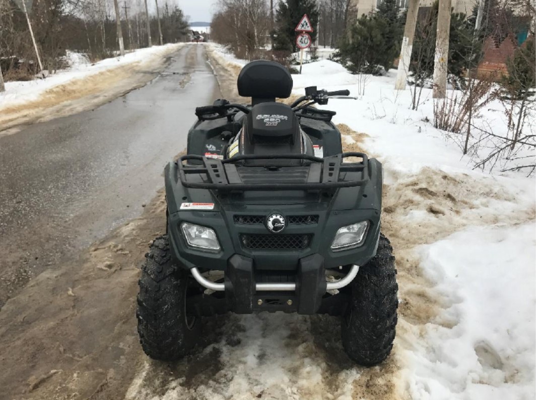 BRP Outlander Max 650 в лесу